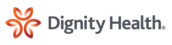 Dignity Health logo - words with graphic